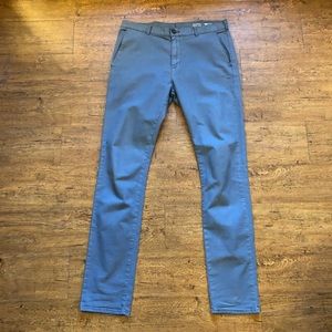 Men’s Cornflower Blue Bullhead skinny Chinos 32x34